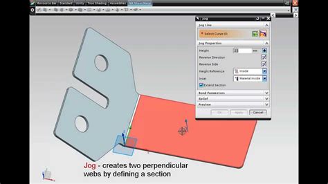 sheet metal jog solidworks|break corners.